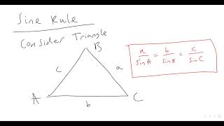 84 . WHAT IS THE SINE RULE AND HOW DO YOU PROVE IT??? (A-level Maths, Pure Maths Video 84)