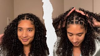 Non Braid Curly Hair Tutorial (Easy Curly Hairstyle)