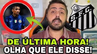 SAIU AGORA! POR ESSA NINGUEM ESPERAVA! AGITOU O SANTOS! NOTÍCIAS DO SANTOS