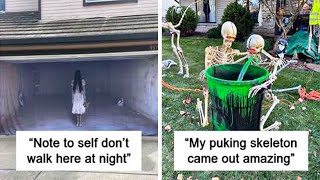 People Proudly Sharing Their Outdoor Halloween Decorations (New)