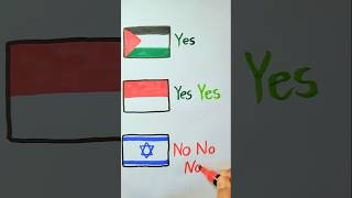 Palestine 🇵🇸 VS 🇮🇱 Israel flag drawing#palestine#trending#viralshorts#shorts