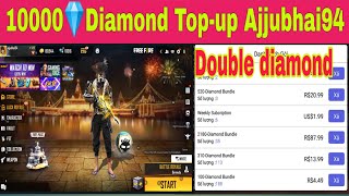 Gifting ajju bhai with 1 lakh diamond 100000 Diamond Topup ajjubhai94 | Bulk Diamond Topup