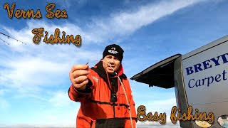 VERNS SEA FISHING |  RIVER HUMBER FISHING WITH KEITH FROM THE BACK OF THE VAN EASY FISHING