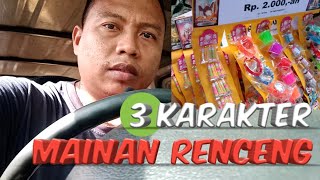 3 Karakter Mainan Renceng l (085-293-055-877) Grosir Mainan Renceng l ide bisnis