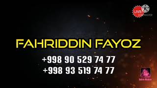 Fahriddin Fayoz "Chimildiqqa kirmagam qiz qolmasin" Tarona To'yxonasida