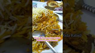 SUPER BIRYANI AND BUN KABAB PAKISTAN CHOWK KARACHI #biryani #shorts