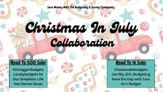 Christmas in July Collab | Scavenger Hunt #budgeting #savings #daveramsey dave