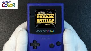 Pazaak Battles Nintendo Game Boy Color Handheld Gameplay