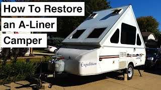 Restoring a 2002 A-Liner Camper (water damage, electrical, propane, windows, seals, and more!)