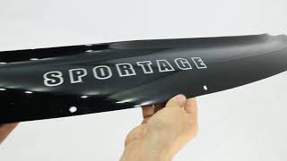 Kia Sportage  2010+ Hood Deflector Bonnet Protector Bug Shield Guard