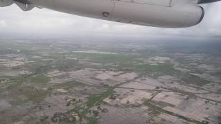 Golden Myanmar Airlines ATR72-600 final approach RWY 21 Yangon (RGN), Myanmar. HD