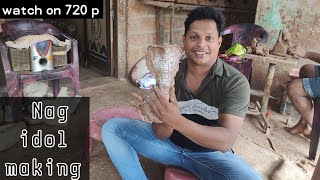 Nag idols making by ajay || Nag panchami vishesh ||ganesh idol making workshop by rajat gaonkar