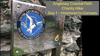 Walking and Wild Camping the Anglesey Coastal Path for Macmillan - Day 1 Holyhead to Cemaes Bay