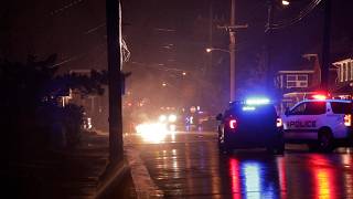 POWER LINE FIRE & EXPLOSION Bayhead New Jersey 11/10/24