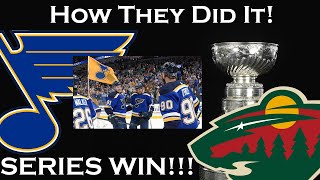 St. Louis Blues Advance to Round 2 Against the Colorado Avalanche After Win Over the Wild.