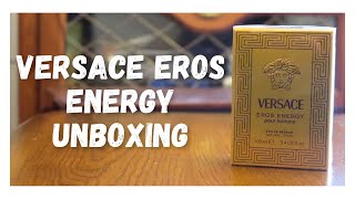 Versace Eros Energy unboxing & first impressions