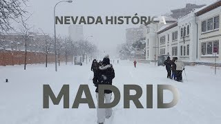 Nevada histórica en Madrid - Temporal Filomena - Colapso por la Nevada - 9 de Enero 2021