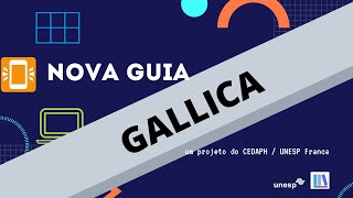 Nova guia #13 - Gallica