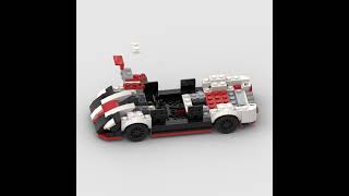 speed champion sports car small particle building block model