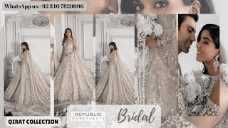 Republic Womenswear Heritage Bridal Couture E-52 #qiratcollection #republicwomenswear #fashion