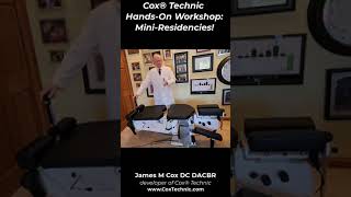 Cox® Technic Hands-on Workshops: Mini-Residencies!