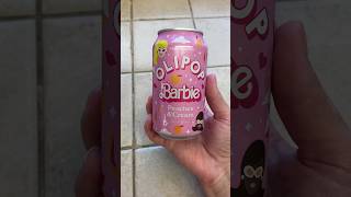 Olipop x Barbie Prebiotic Peaches & Cream Soda. #barbie #olipop #prebiotic #peaches #collab