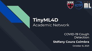 TinyML4D seminars: "COVID-19 Cough Detection" by Stéfany Coura Coimbra