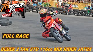 KIKI ARANXA TROUBLE, REXZY KEPO JUARA BEBEK 2 TAK STD 116cc MIX RIDER JATIM MATAPANAH CUP RACE 2024