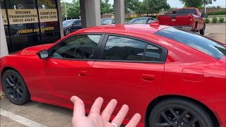 INSTALLING 5% TINT ON MY 2019 DODGE CHARGER GT!!!