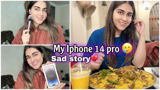 Unboxing Iphone 14 pro & dine out together ❤️🙈