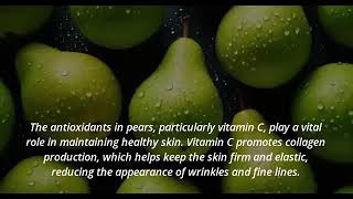 Benefits of Pear