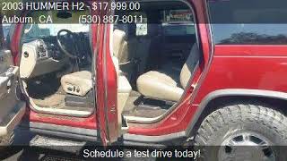 2003 HUMMER H2 Sport Utility 4D for sale in Auburn, CA 95603