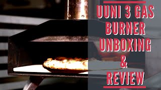 Ooni 3 Gas Burner Unboxing and Pizza Making Test