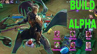 BUILD HERO ALPHA MOBILE LEGENDS YANG JARANG DI PAKAI #mobilelegends #buildheroalpha #heroalpha