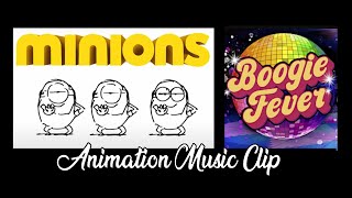 Minions feat The Sylvers - "Boogie Fever" (Animated Music Clip)