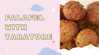 Falafel & Taratore - vegan Lebanese style using the Food Processor