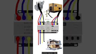 Automatic power supply chenge 👍#electrical #electrian #boardwiring #electrician #electrial