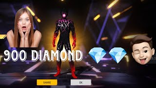 FREE FIRE SUPERHEROES RING BUNDLE 😱😱😱. S M O O T H 😘🥵.