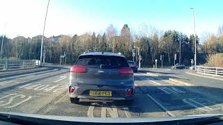 A Dash Cam Journey around Various Parts of Newport and Cwmbran on a Cold December Day