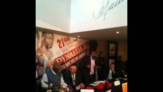 PASCAL vs HOPKINS II press conference highlights! - the peaceful part!