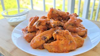 Spicy Garlic Chicken Wings || Healthy Baked Chicken Wings