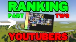 Ranking Every Greenville YouTuber! *PART 2*