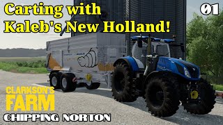 Trying to keep up with the harvester! - Chipping Norton Ep 1 - Clarksons Farm - Farming Simulator 22