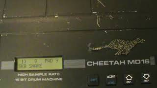 cheetah MD16 - 16-bit British drum machine sounds demo