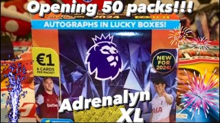 STACKED PACKS ⚽️ ADRENALYN XL ⚽️ OPENING *300 CARDS* Hunting for the RAREST (50packs)