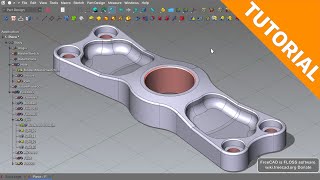 Tutorial;  Multisolid as a way of modelling complex shapes in FreeCAD LinkStage3 dev. branch.