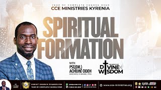 CCE | SPIRITUAL FORMATION | 30TH AUGUST 2024