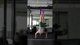 25 Handstand push-ups #fitness #gym