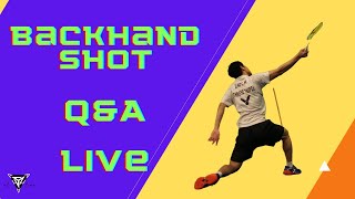 3 Tips How to Improve Your Backhand Shot - Live Q&A with Al