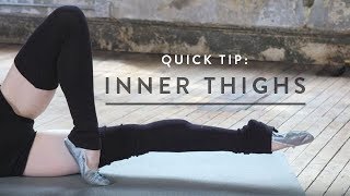 Ballet Beautiful Quick Tip - Maximize Inner Thighs